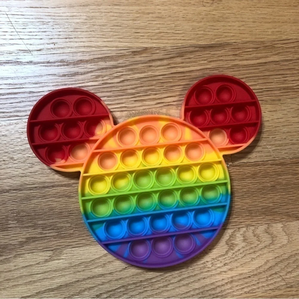 Mickey Mouse Rainbow Pop It Toy Disney Kids